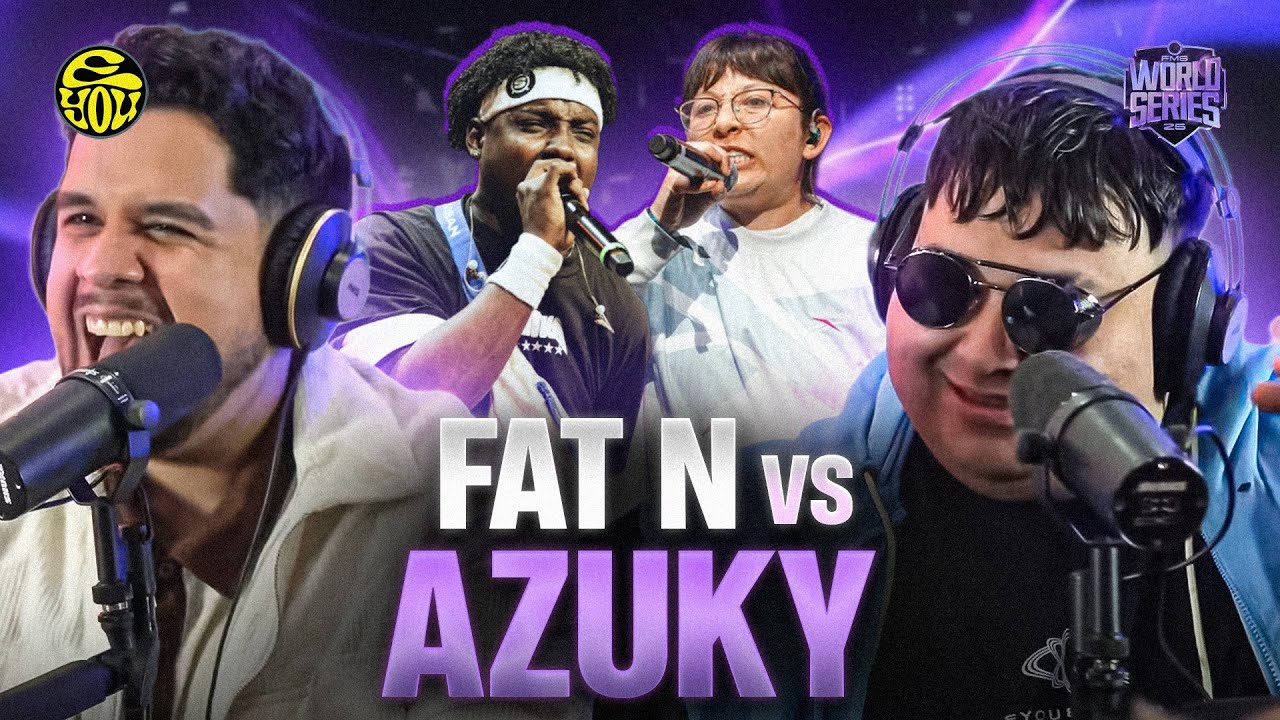 JONY BELTRÁN REACCIONA POR FIN AL FAT N vs AZUKY en FMS WORLD SERIES - EYOU TV