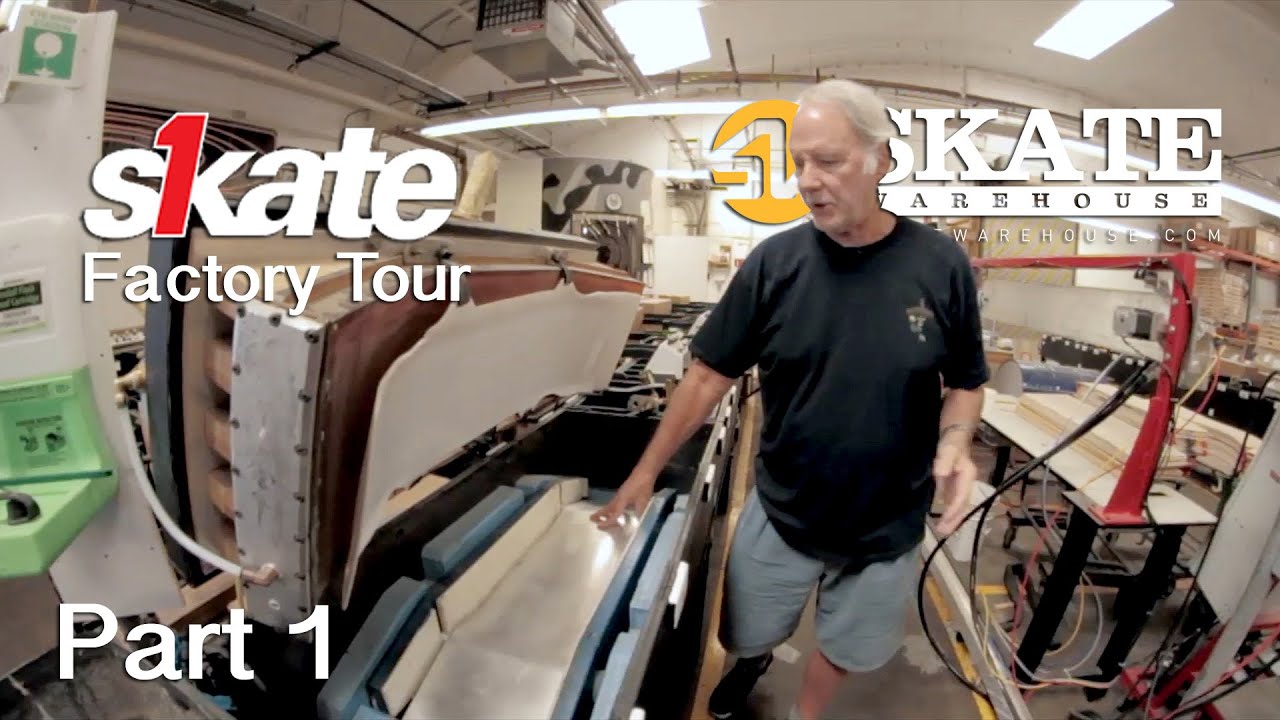 George Powell Tour Of Skate One Factory - Part 1