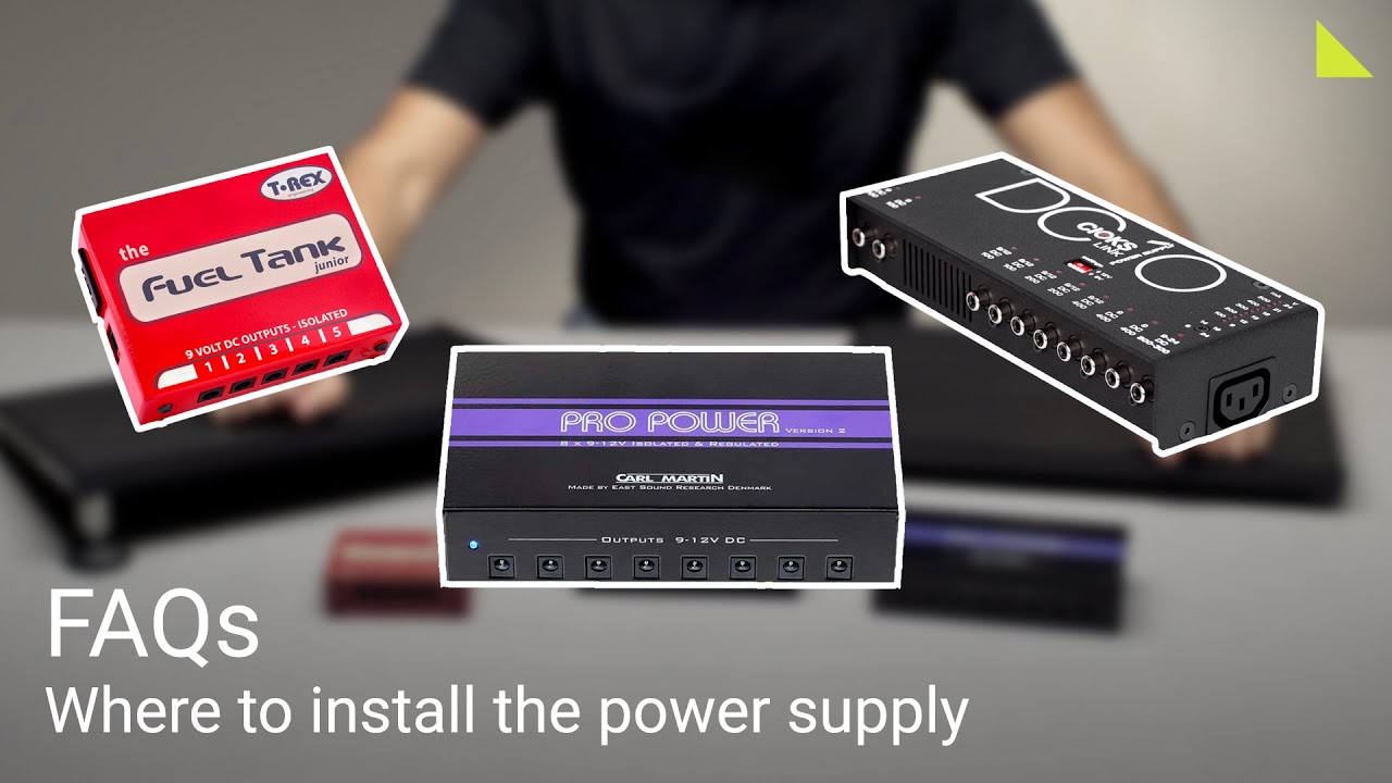 How to build a pedalboard: Where to install the power supply - Aclam Guitars FAQs