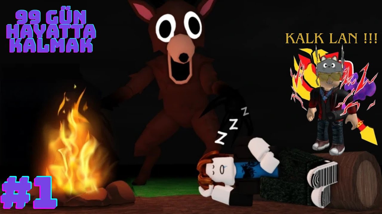 99 gece hayatta kalmak ?  (ROBLOX 99 GECE HAYATTA KAL) 1. bölüm 