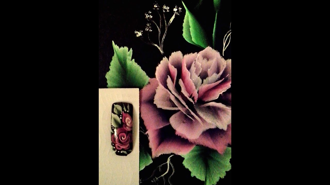 Nail art. Micropittura , pittura cinese sulle unghie.