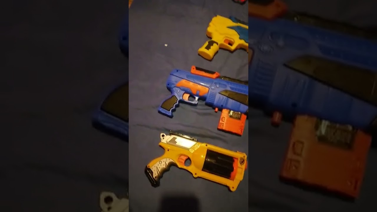 nerf gun collection from rj