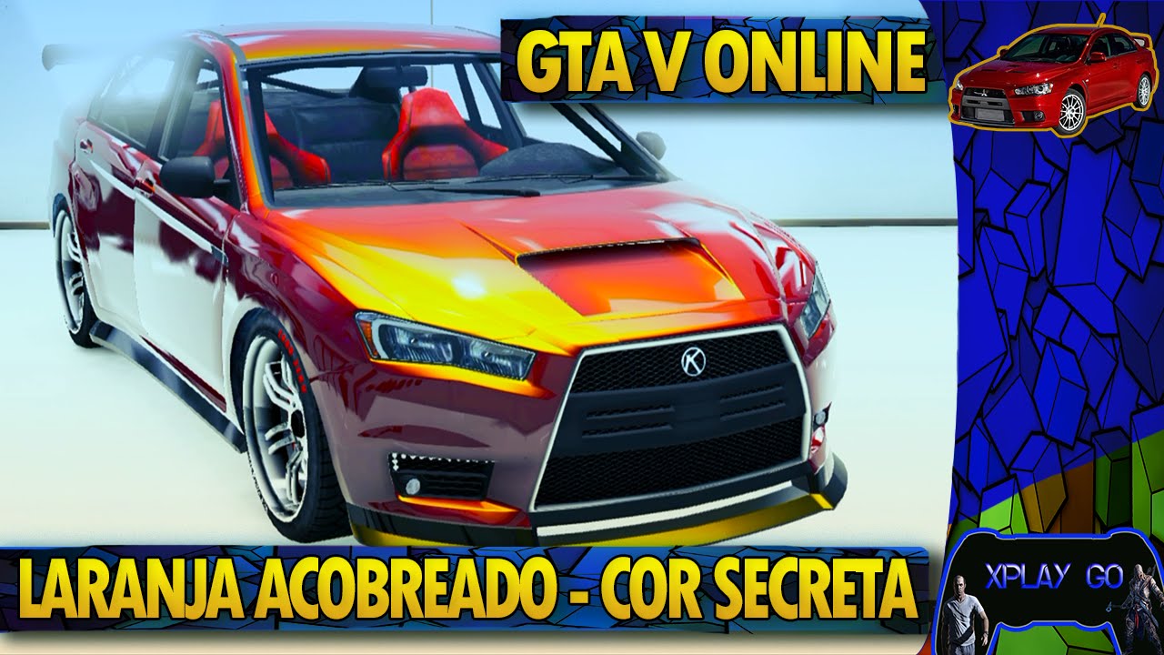 GTA 5 ONLINE - LARANJA ACOBREADO - COR SECRETA