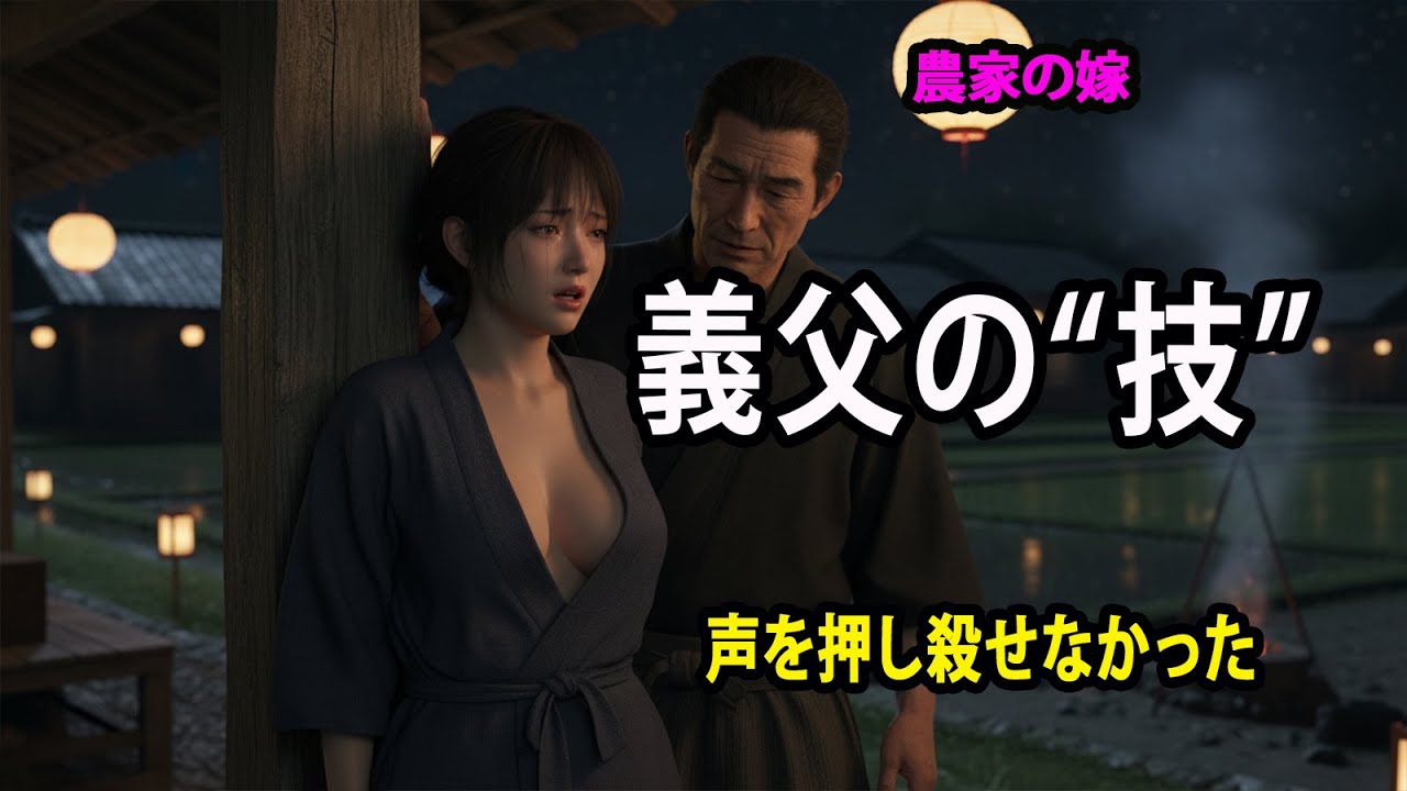 【シニア恋愛】「農家の嫁――義父の&ldquo;技&rdquo;に翻弄された夜、声を押し殺せなかった」&hellip;