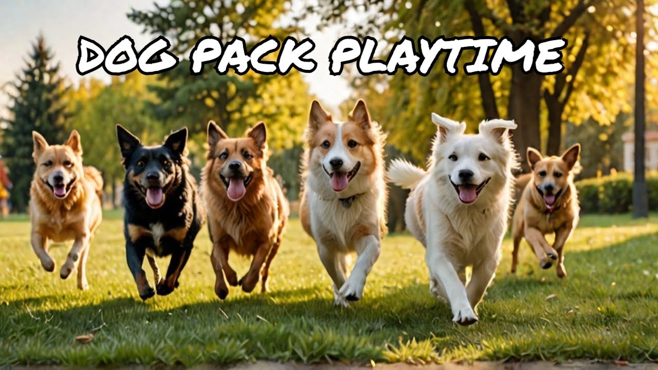 ⭐Live Stream: Dog Pack Play All Day!⭐