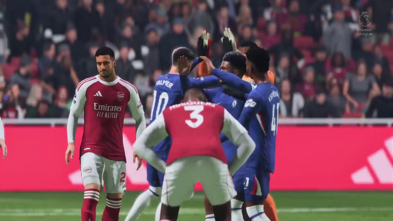 Chelsea vs Arsenal Premier League partido 26-27 FC26 en PS5