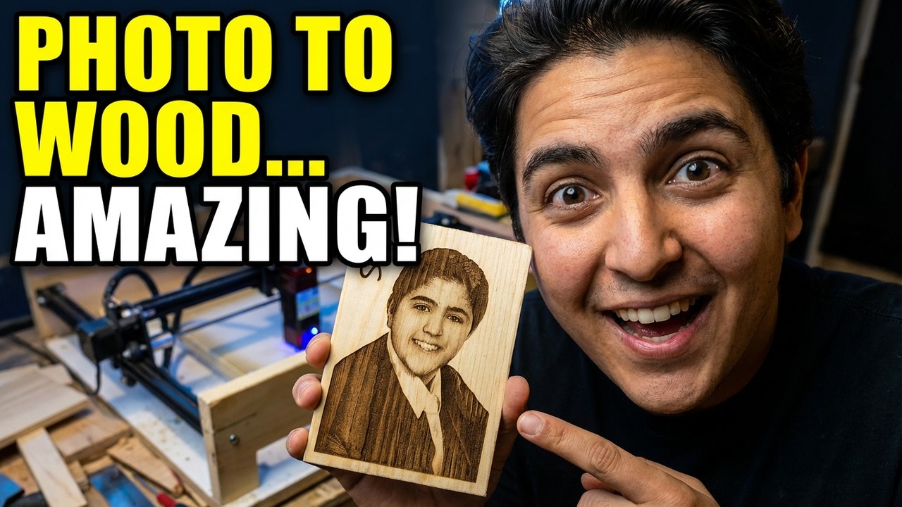 Transform Photos into Engraved Wood Art