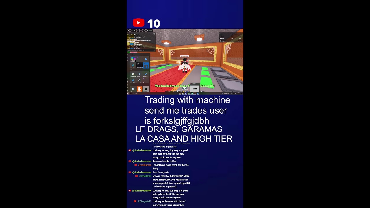 trading in sab #shorts #live #stealabrainrot #sab #fyp #viral