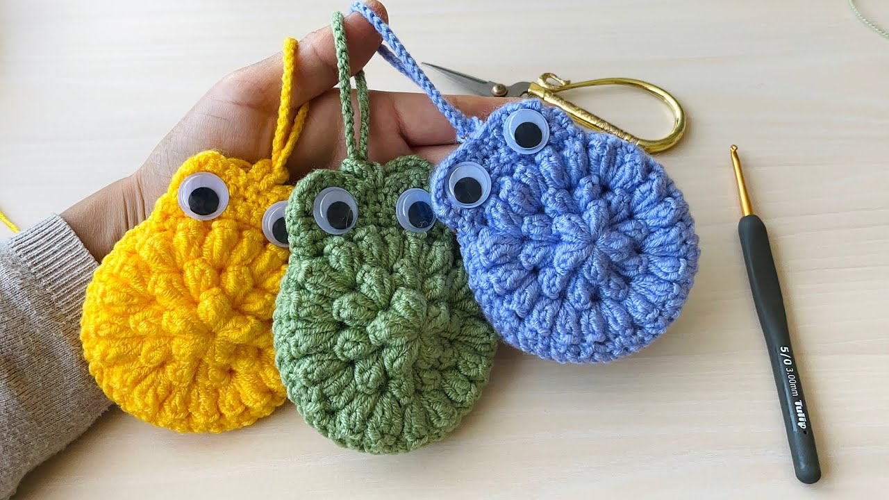 🎉🎉the cutest frog/ 👛 belly wallet/knitted wallet/knitted wallet models