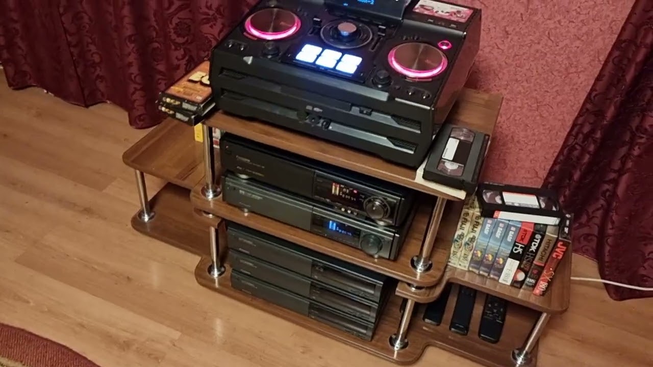 Как вам и обещал пробуем записать музыку Panasonic fs100 на Panasonic fs200 на кассету  ЕСР