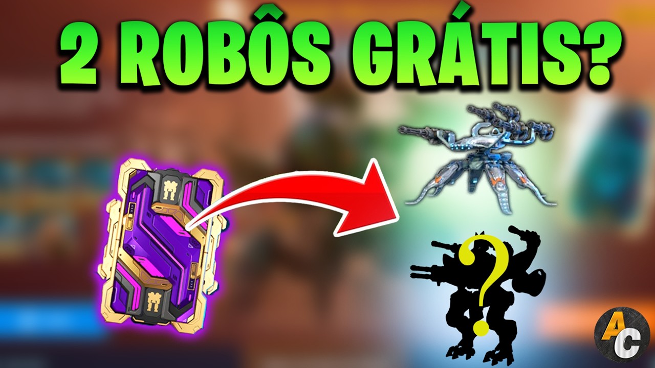 JÁ TEMOS O MELHOR EVENTO DO ANO? 2 Robôs grátis, 50 cartões e TAREFA MISTERIOSA! War Robots Brasil