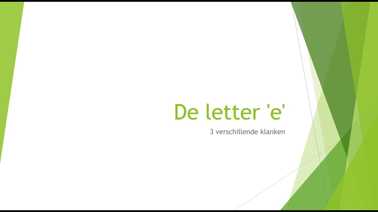de letter e: 3 verschillende klanken NT2 - uitspraak  (#NT2, #nederlands, #dutch, #learndutch)