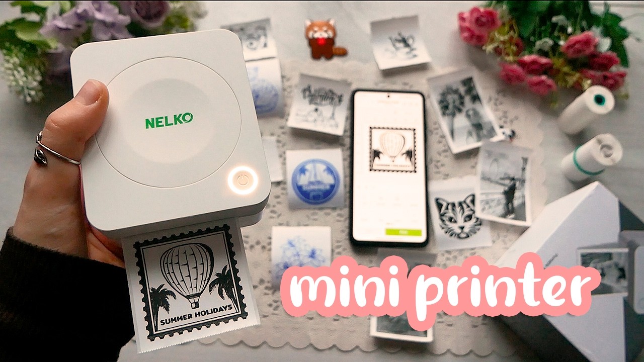 Mini Thermal Printer Nelko PM230 - Unboxing and Review | Thermal printer no ink