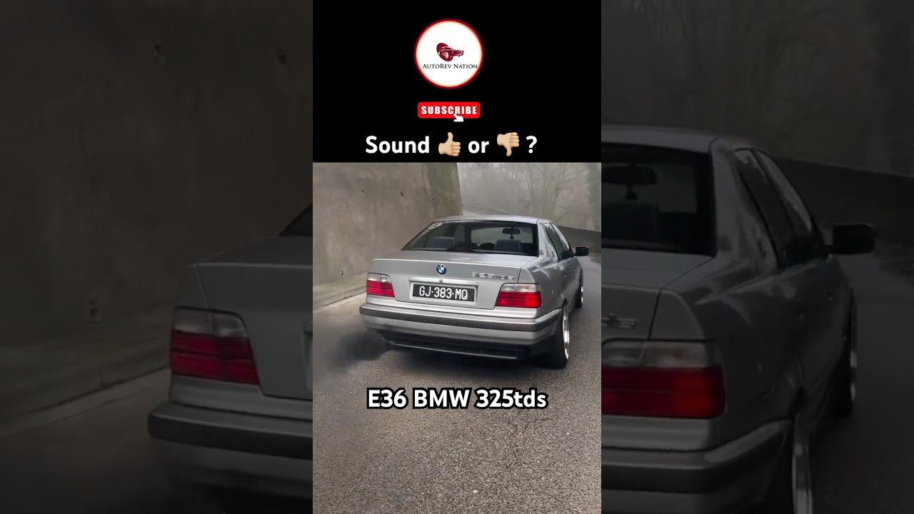 E36 BMW 325tds: Hear the Sound of the Diesel Engine! | AutoRev Nation 🛞🔥