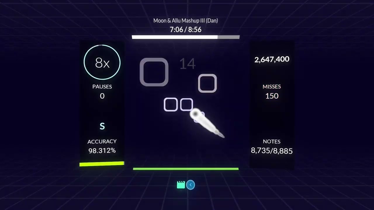 [Rhythia] Moon & Allu Mashup Dan III S- 98.34%