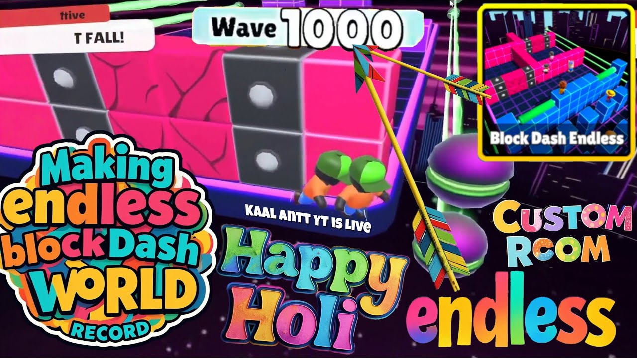 STUMBLE GUYS LIVE | UNLIMITED BLOCK DASH ROOM CODE 😍 INW ASIA SERVER #stumbleguyslive