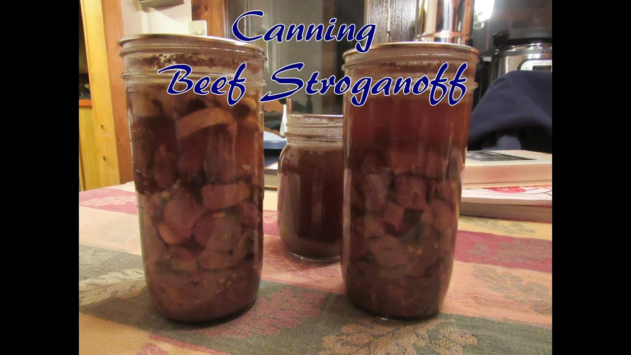 Canning Beef Stroganoff Base