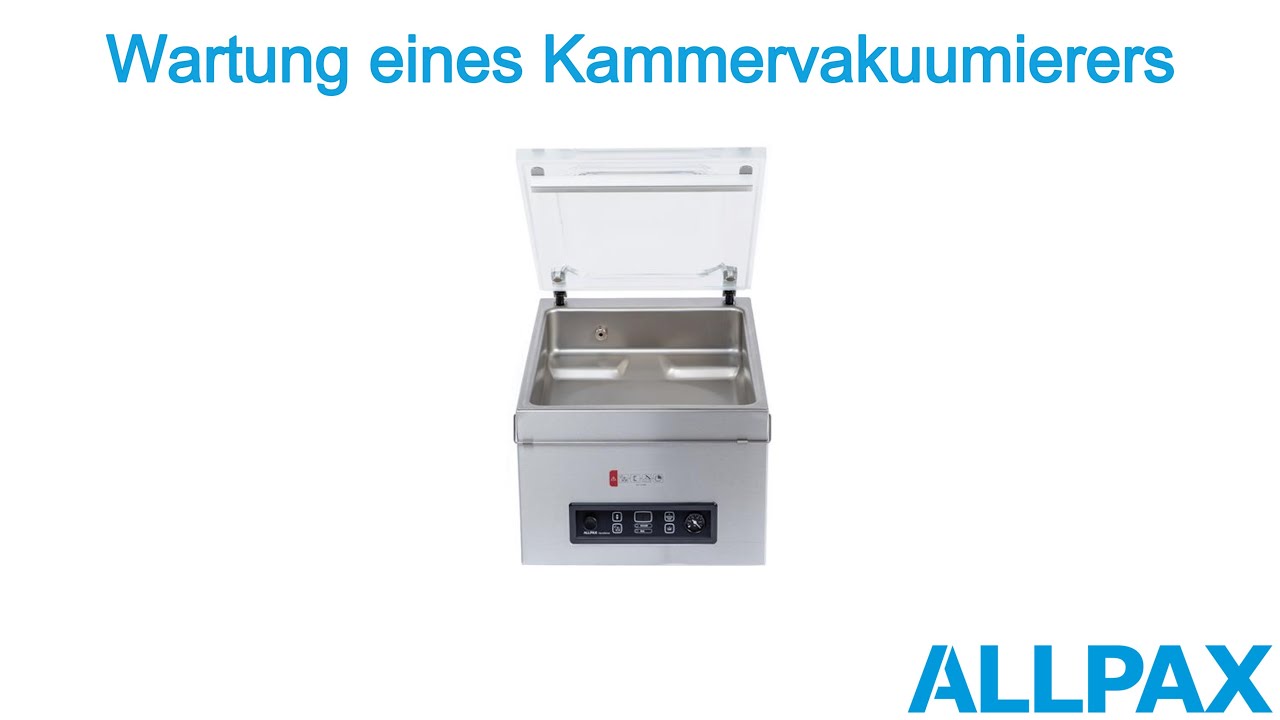 Wartung eines Kammervakuumierers l ALLPAX