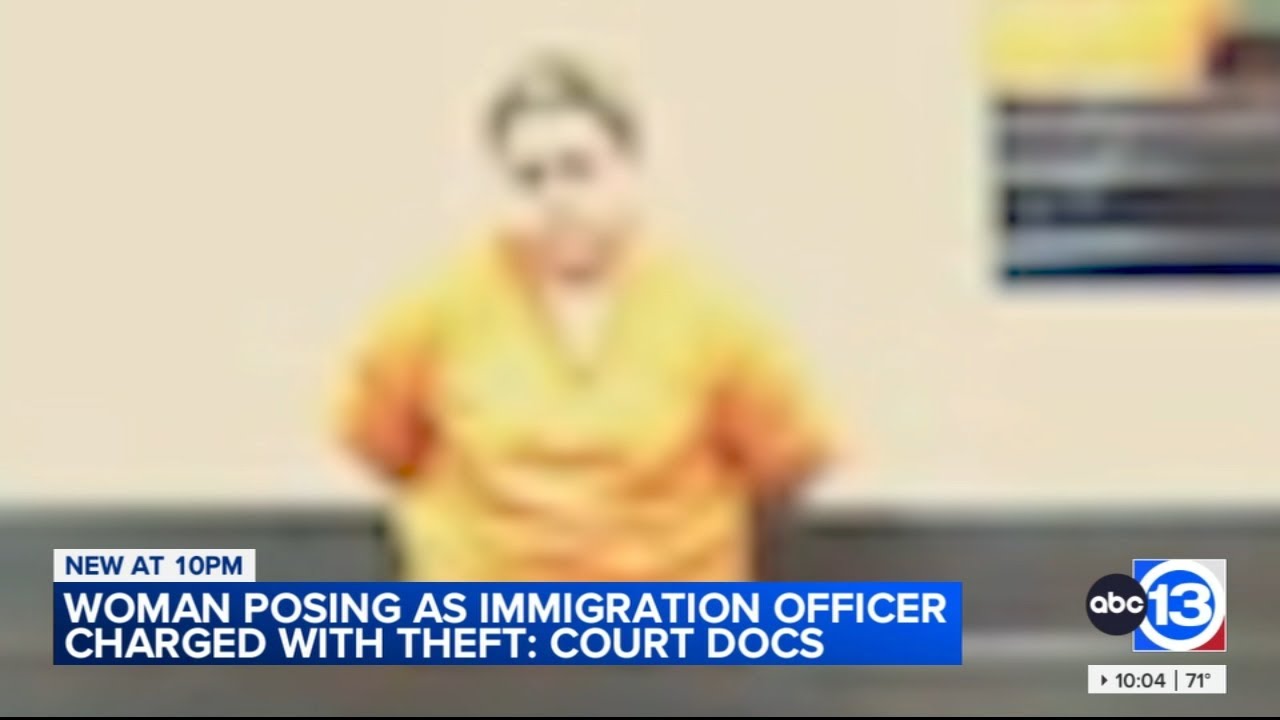 Woman posing as immigration officer charged with theft, court docs show
