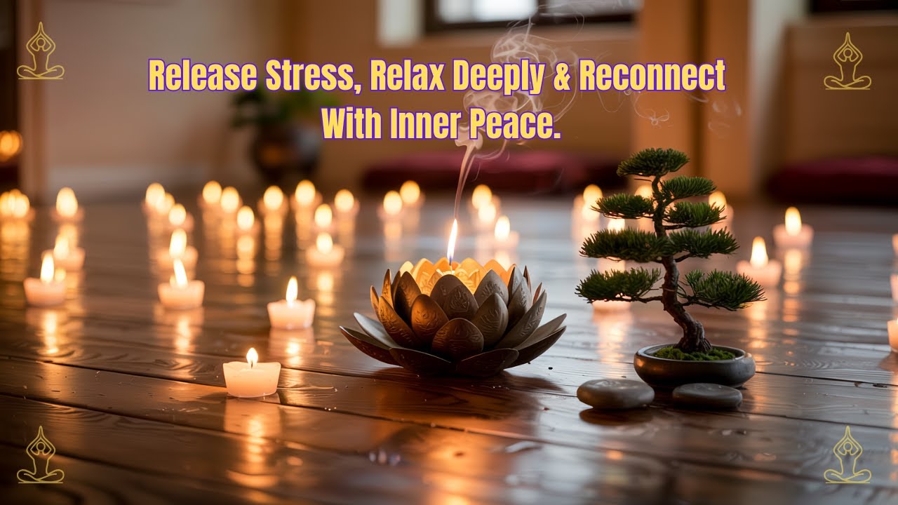 Candlelight Meditation Room Deep Relaxation Music for Stress Relief, Sleep & Inner Peace