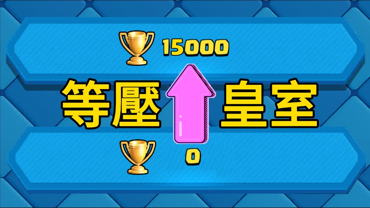 皇室戰爭從0杯到15000杯48小時挑戰，等壓就是真理/選卡教學！ （3） |力量哥-NOVA-Lciop