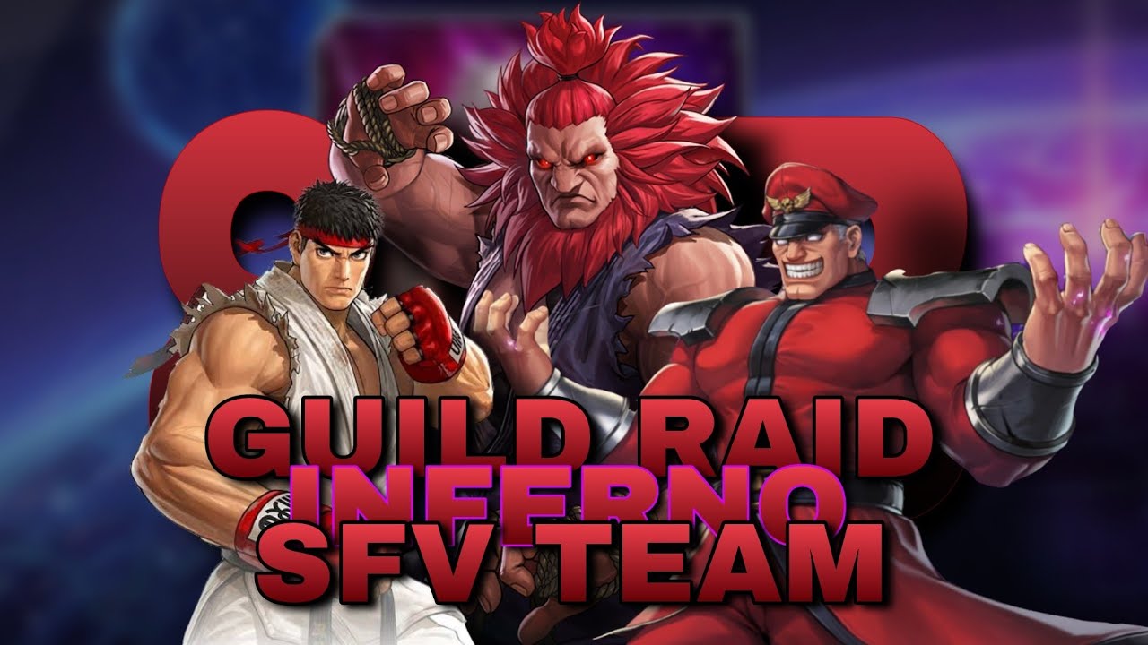 [KOFAS] Guild Raid INFERNO | SFV Team | 8B damage