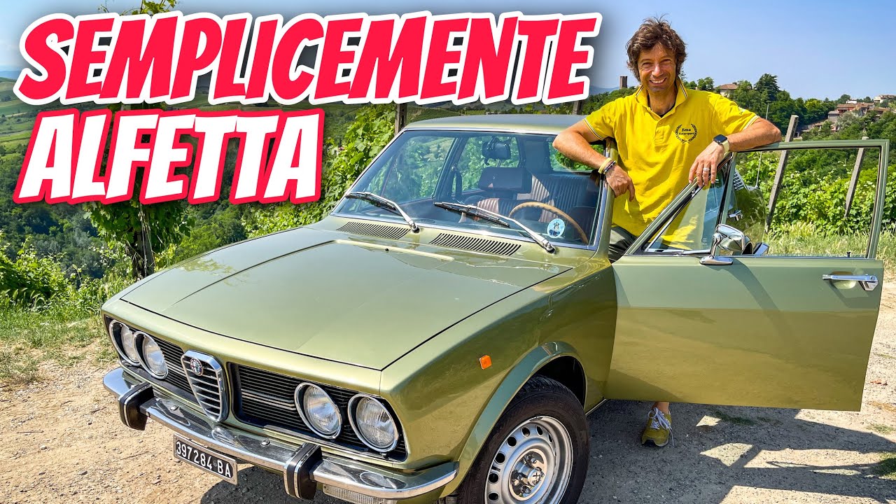 L'HO GUIDATA PER VOI, EMOZIONI INDESCRIVIBILI, E UN MOTORE CHE SUONA DA PELLE D'OCA ALFETTA 1800CC