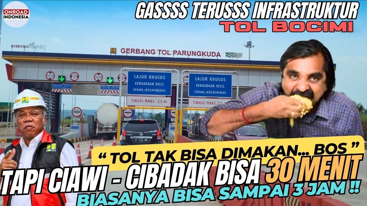 TAK BISA DIMAKAN !! Tapi Tol Baru Ini BIKIN JAKARTA SUKABUMI 2 JAM (Biasanya 4 Sampai 5 Jam)
