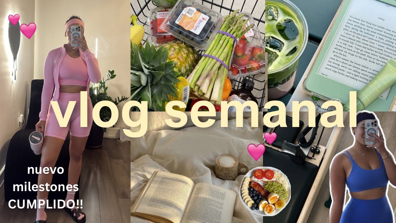 vlog semanal: POR FIN apegada a mi rutina otra vez 🩷 sintiendo paz y orden en mi vida