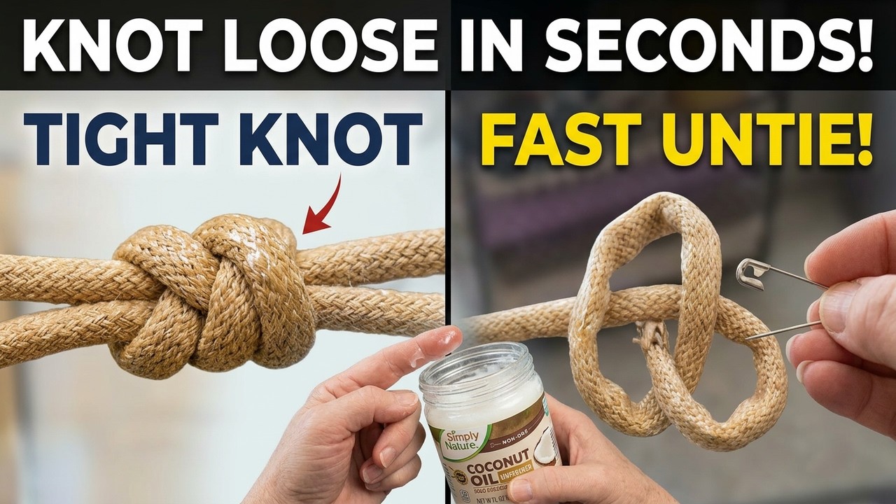 Watch How Fast This Knot Comes Loose