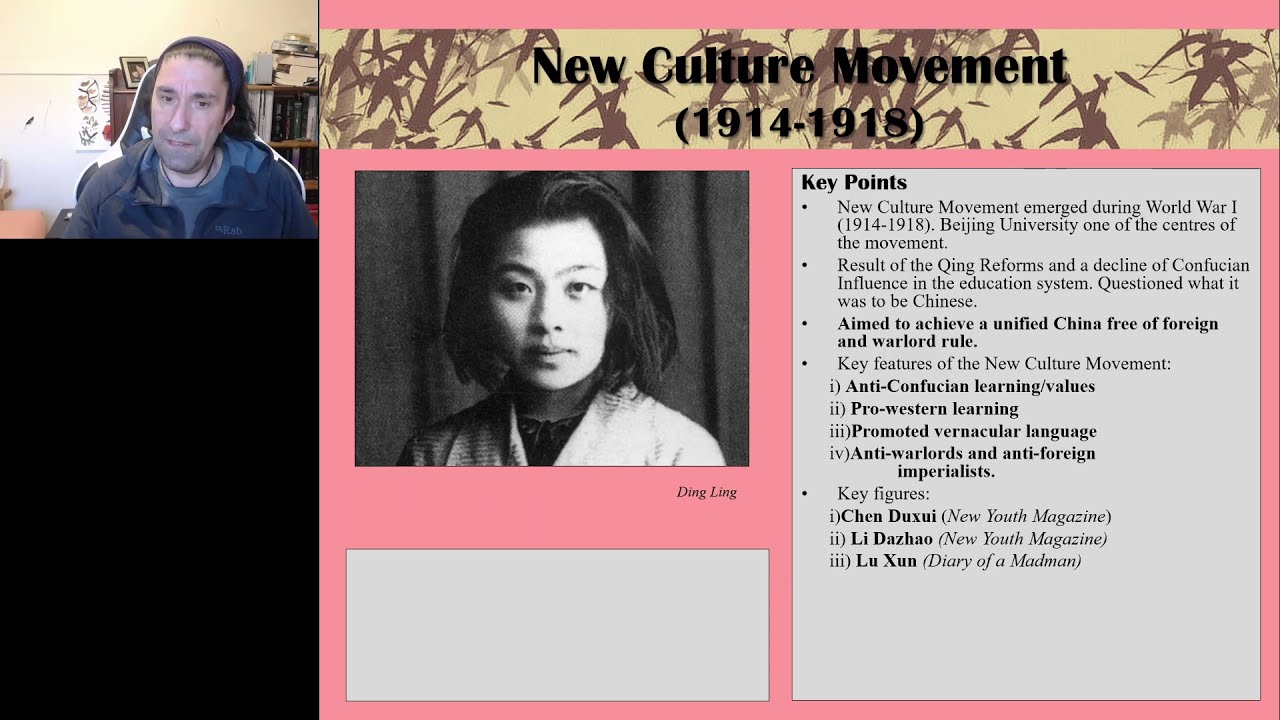 The New Culture Movement (1914 to 1918).