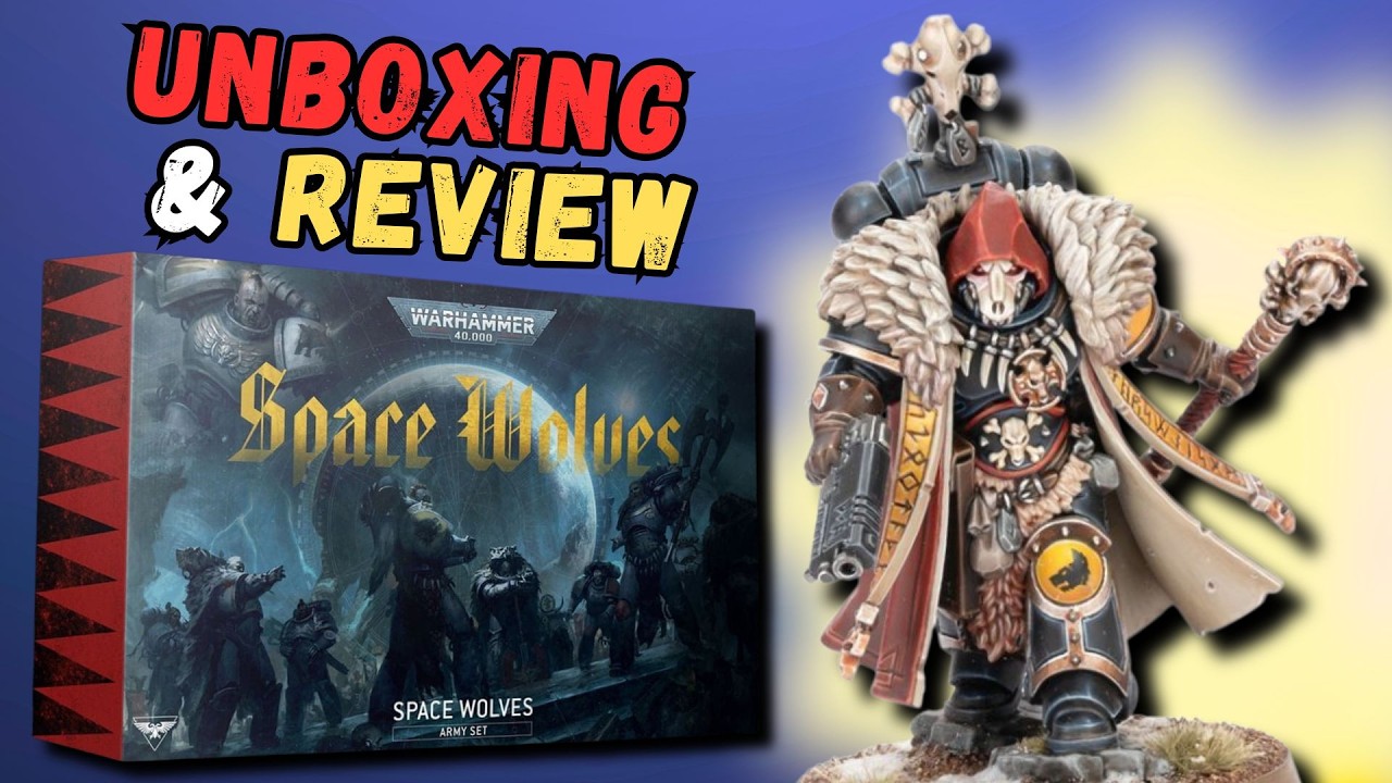 The best Primaris Marines to date? (Space Wolves Army Unboxing & Review)