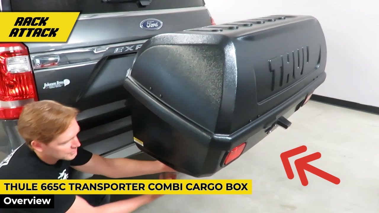 Thule 665C Transporter Combi Hitch Mounted Cargo Carrier Box Overview