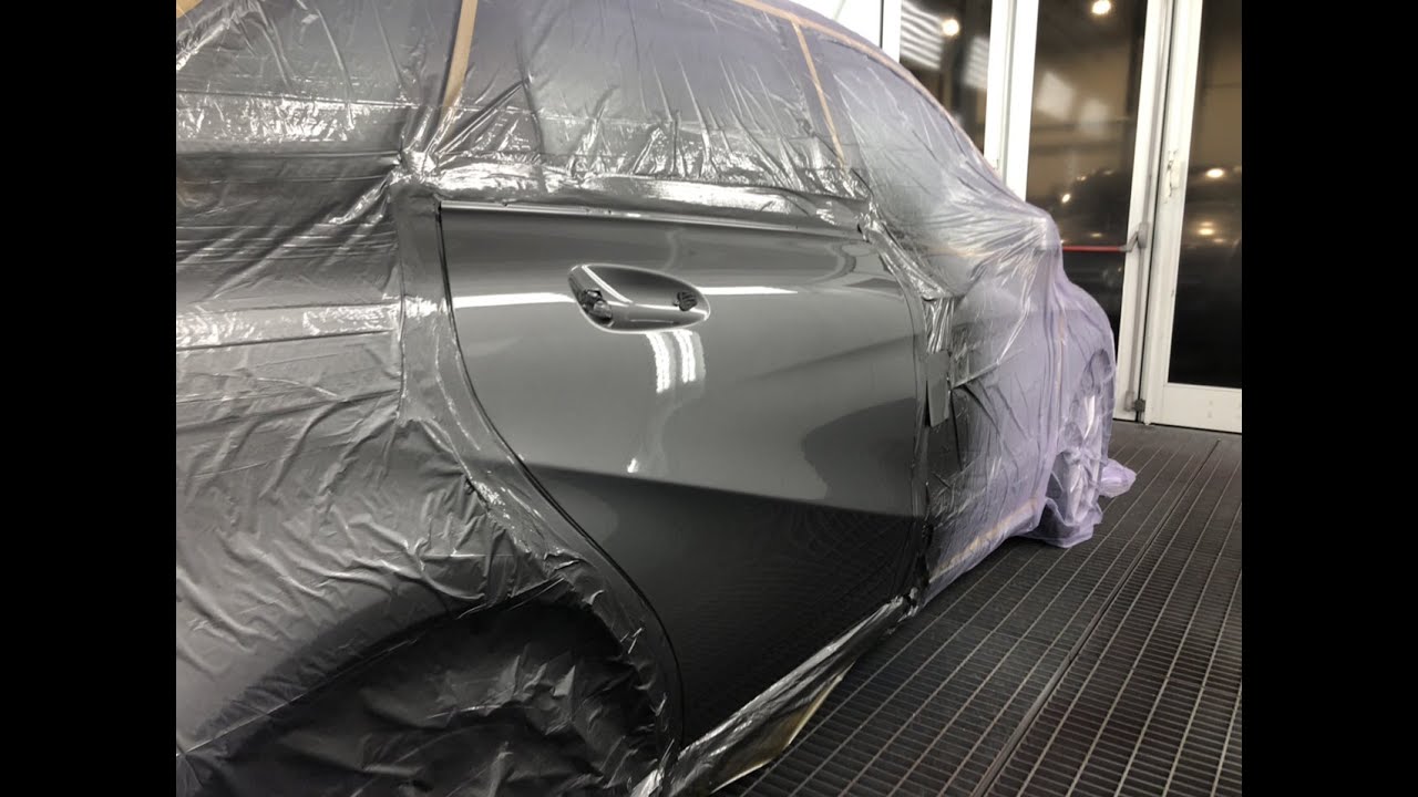 Car painting | MB B-Class | Paintgun Devilbiss DV1 | laying like glass!!