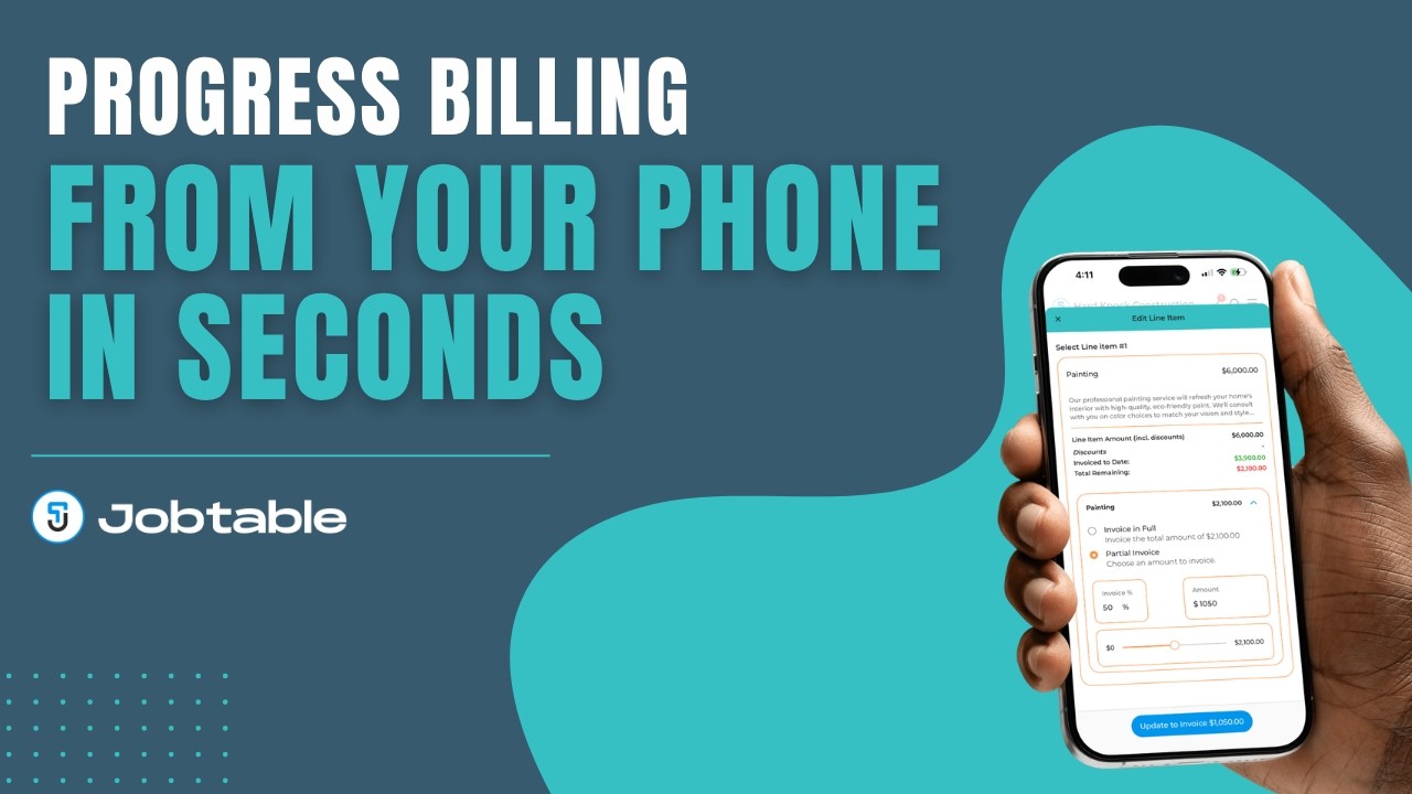 How to Do Progress Billing From Your Phone