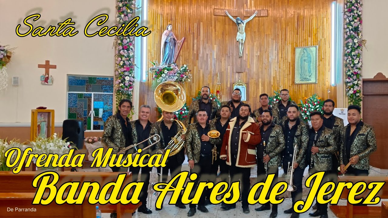 22/11/24 BANDA AIRES DE JEREZ Ofrenda Musical A Santa Cecilia en la Colonia de los Músicos en Jerez