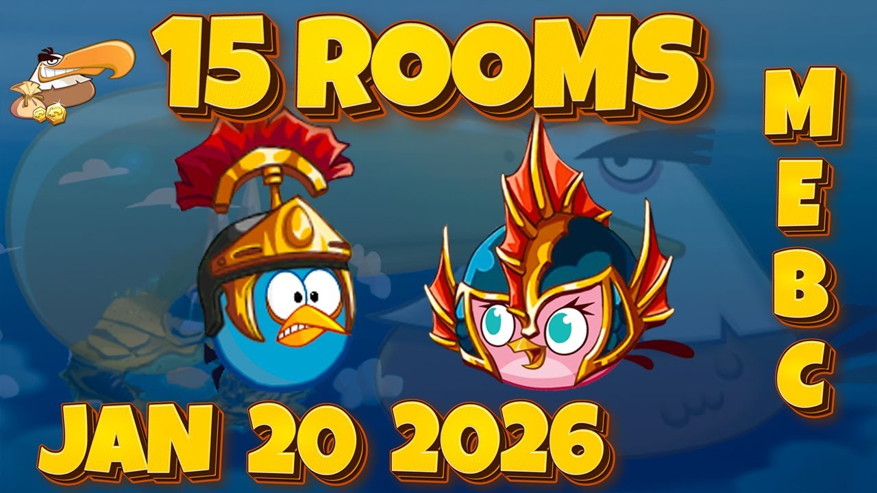 Angry Birds 2 MEBC (15 Rooms) AB2 Mighty Eagle Bootcamp Today Jan 20, 2026