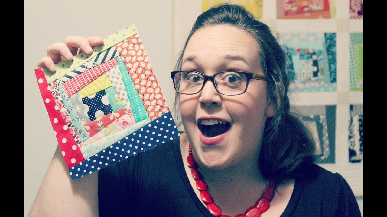 TUTORIAL: Foundation Paper-Pieced Wonky Log Cabin Block