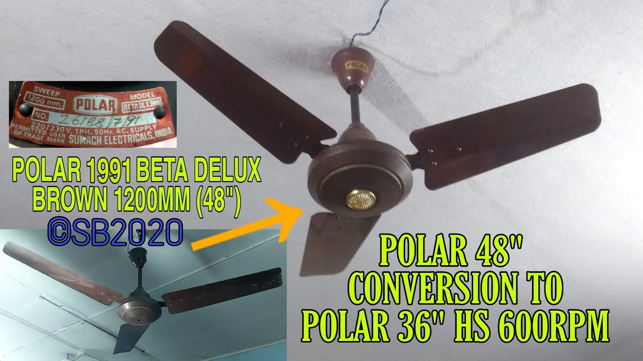 POLAR 48 INCH TO 36 INCH (600 RPM) CONVERSION ON 1991 BETA DLX BROWN