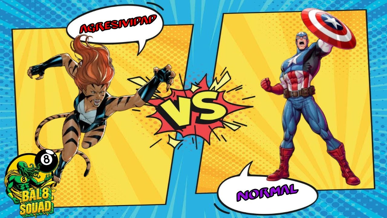 PRECON TIGRA VS CAPITAN AMERICA NORMAL MARVEL CHAMPIONS PARTIDA