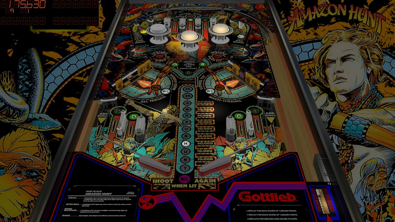 Amazon Hunt Pinball VPX