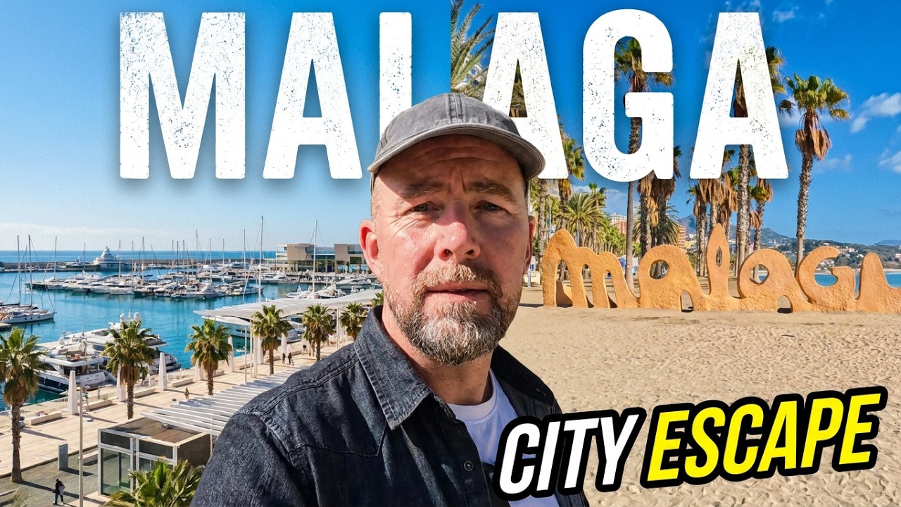 Escaping A City On Foot, Málaga Part 2 🇪🇸  | One Day to See Malaga