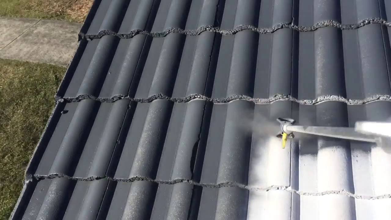 Roof restoration 1st coat monument membrane