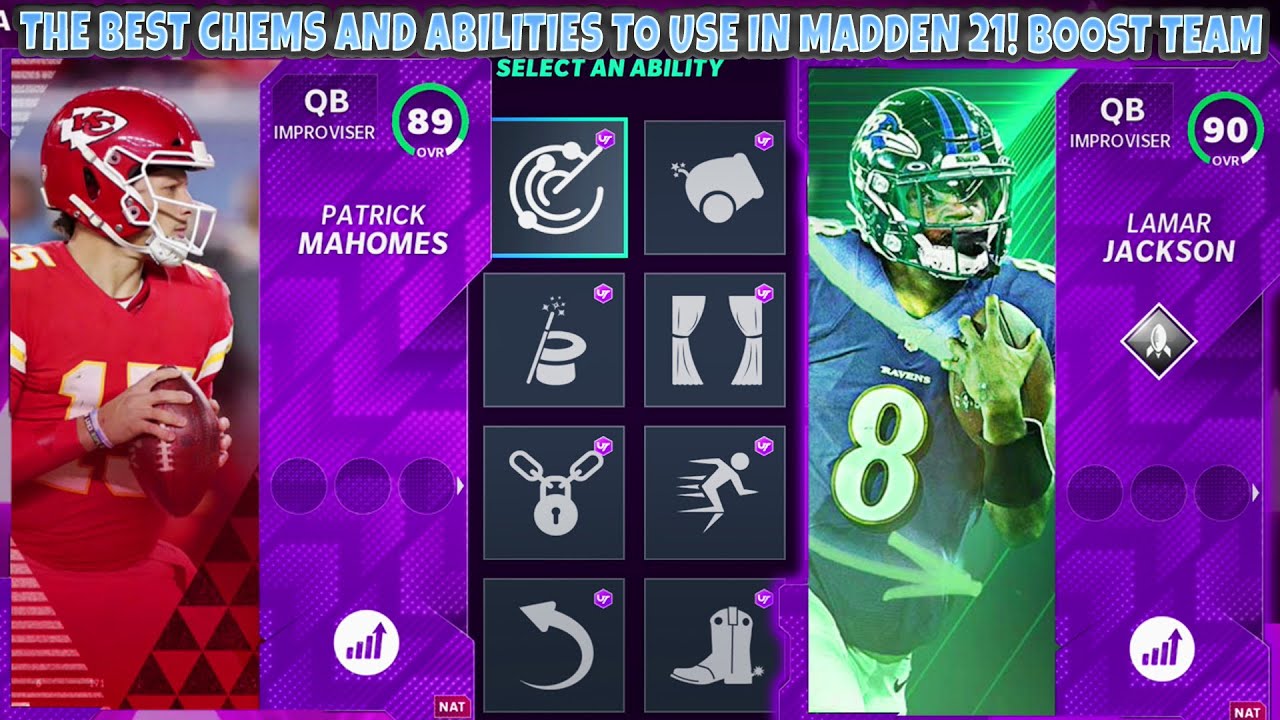 BEST ABILITIES AND CHEMS TO USE IN MADDEN 21 RIGHT NOW! ALL THE GLITCHY ABILTIES! | MADDEN 21
