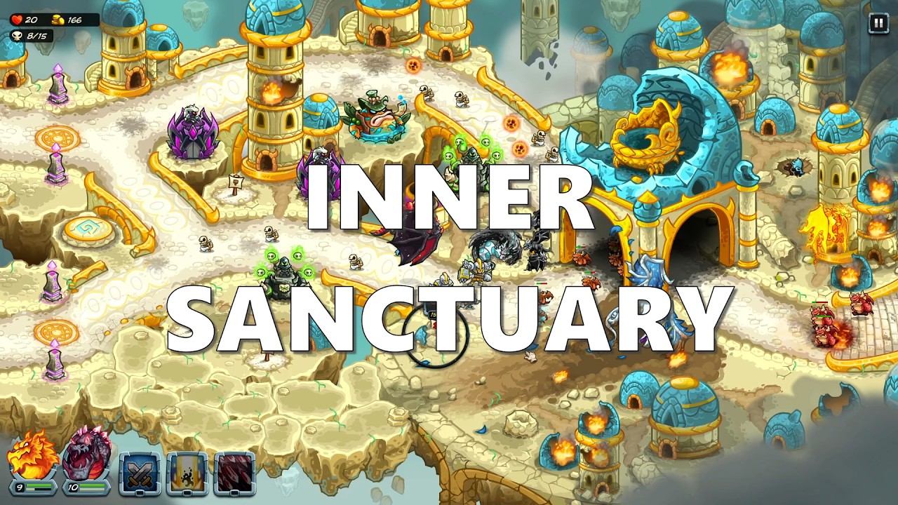 Kingdom Rush Alliance | Dragon Wars | Inner Sanctuary | Veteran | 3 Stars