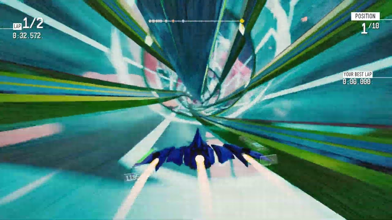A racing game so fast not even YouTube's bitrate can keep up