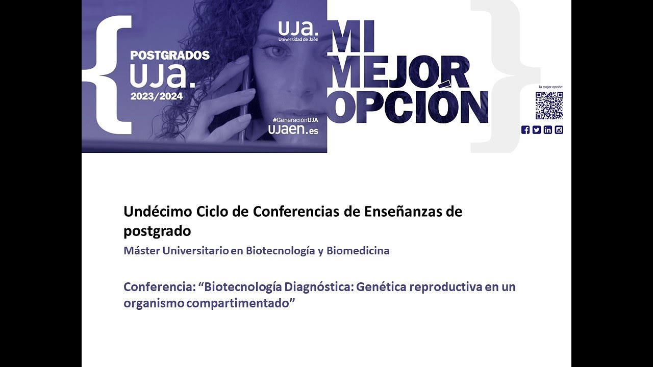 Conferencia: &ldquo;Biotecnolog&iacute;a Diagn&oacute;stica: Gen&eacute;tica reproductiva en un organismo compartimentado&rdquo;