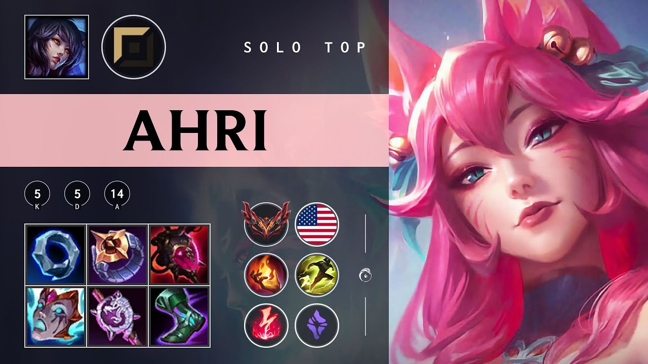 Ahri Top vs Jayce - NA Grandmaster Patch 25.24