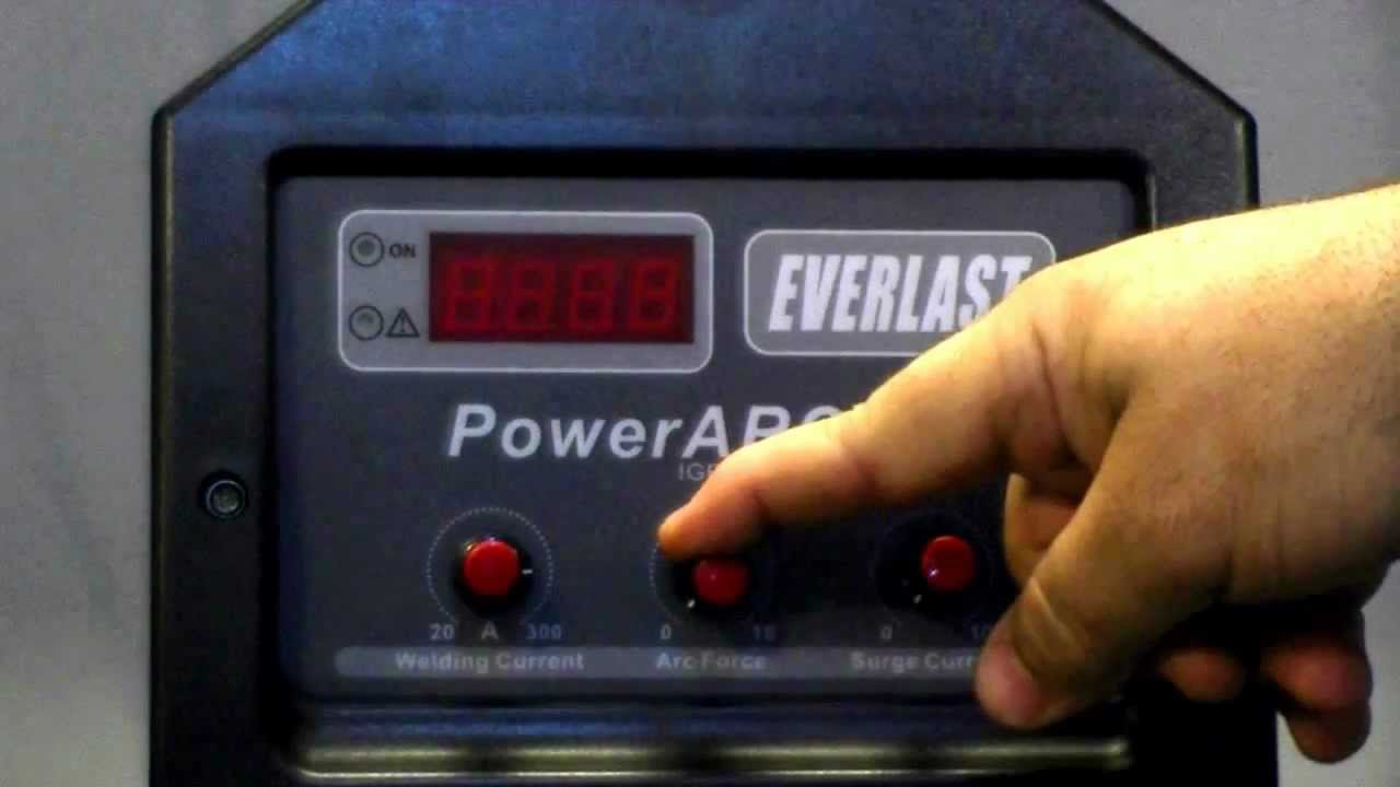 PowerArc 300 Stick Welder Part 1 - Inverter Stick (SMAW) Arc  Welder - Everlast Welding