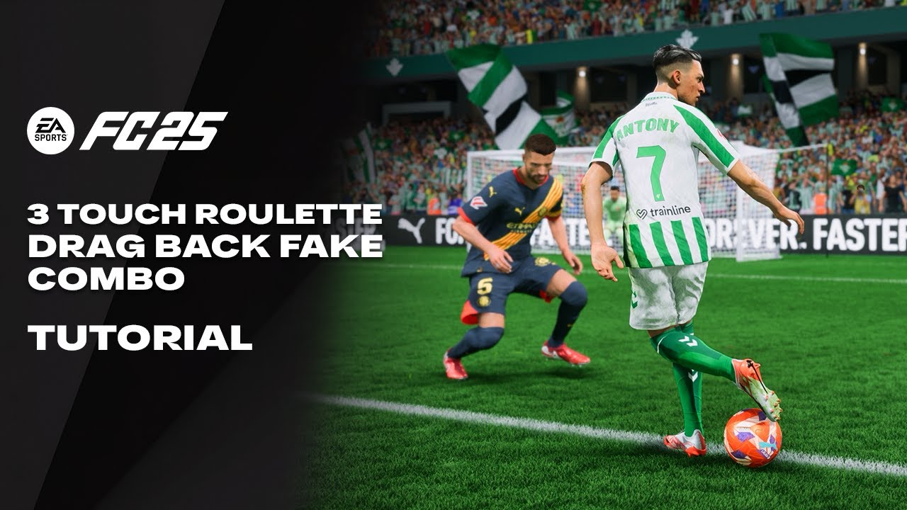 FC 25 | 3 TOUCH ROULETTE / DRAG BACK FAKE COMBO TUTORIAL | Xbox & Playstation